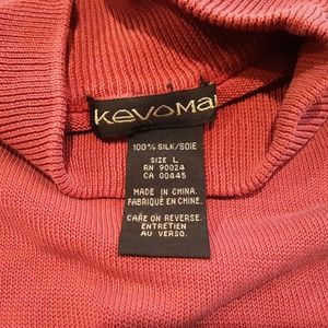 Men's silk top by KEVMAN